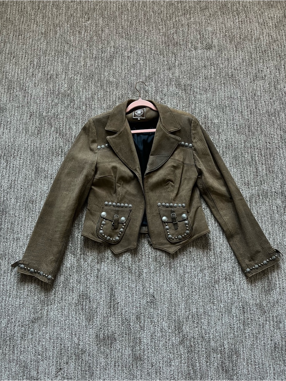 Double D Ranch blazer jacket suede size medium